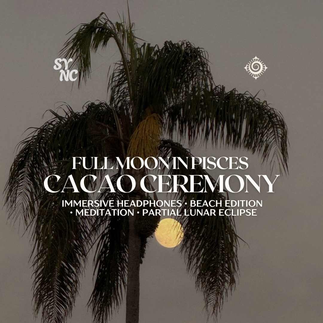 Full Moon in Pisces. Immersive Beach Cacao Ceremony, 27th of August