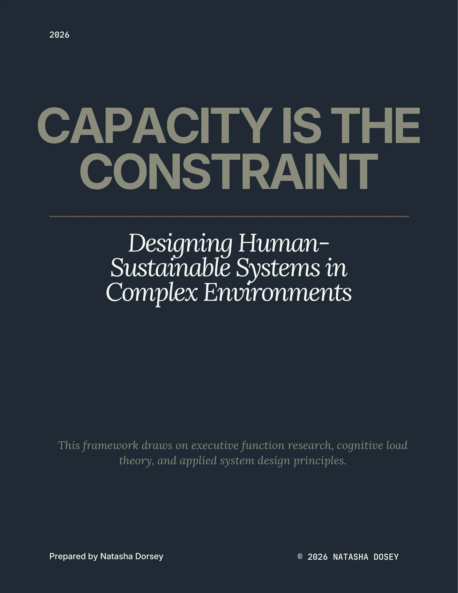 The Science of Sustainable Change 