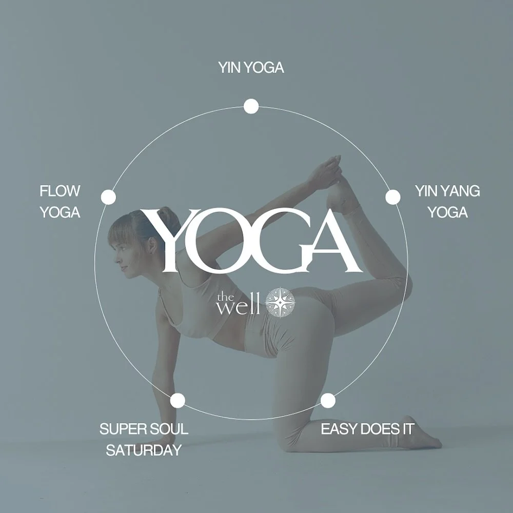 Yoga for days!!!

No matter where you&rsquo;re at there is a Yoga class for you here at The Well.

Yin Yoga
Flow Yoga
Yin Yang Yoga
Easy Does It (Kid Friendly)
Super Soul Saturday
Yoga Nidra

How do you like to flow?

#yoga #melbourneyoga #yogaeveryd