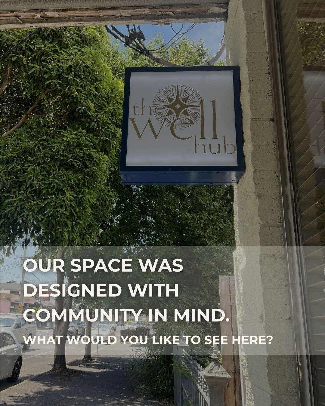 The  Well is a place to gather, a calming, tranquil space which is designed to equally feel welcoming and inclusive.

What practices, classes or  events would you like to see added to our offerings?