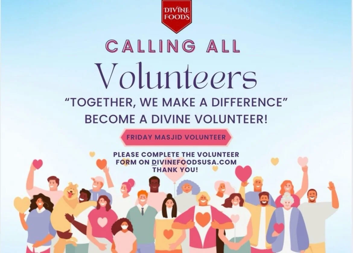 Divine Volunteering aims to be included in the caring network of individuals and groups of DFW helping to foster a truly integrated and mutually beneficial Ummah. 

Volunteering is crucial to our community because it provides essential support for ou