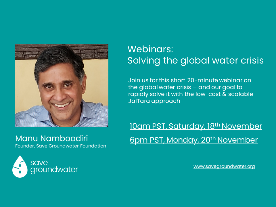 Webinar on Solving the Global Water Crisis