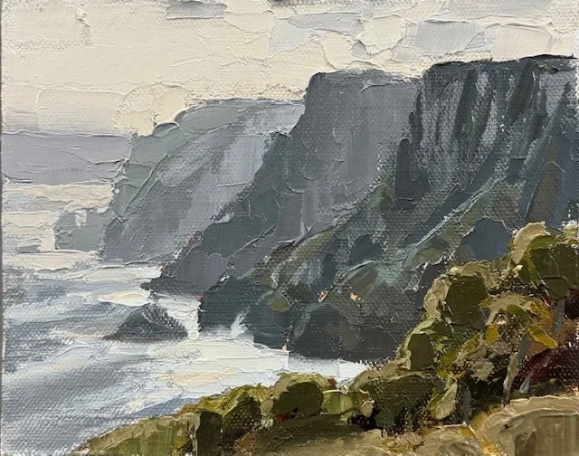 Towards the Cape, Oil on board, 20cm x 25cm, Plein Airjpeg.jpg