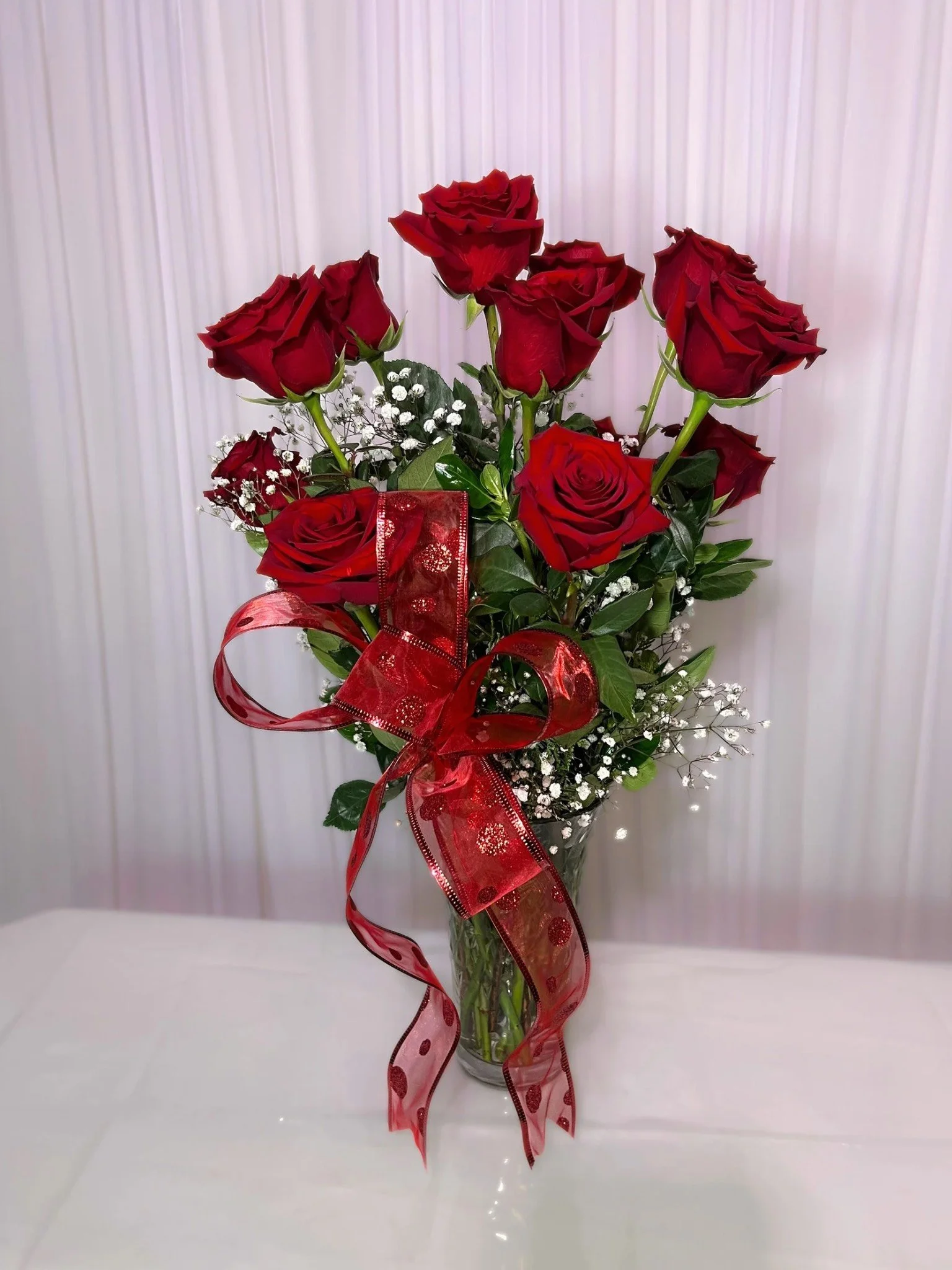 Dozen Roses Arrangement