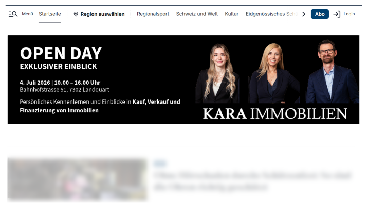 Kara Immobilien auf Suedostschweiz.ch