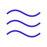 Stylized blue wavy lines
