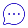Speech bubble icon.