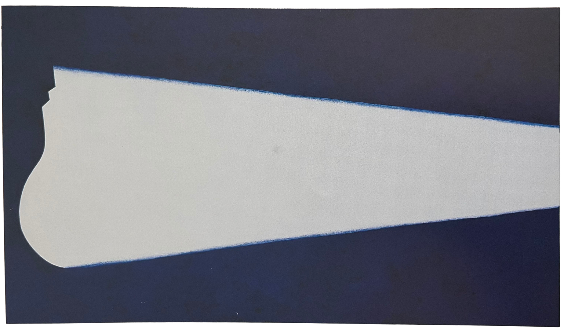 Detachment, 1991,
Enamel on canvas,
122 x 213 cm