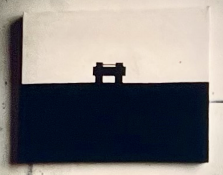 The Last Scene, 1990,
Enamel on canvas
