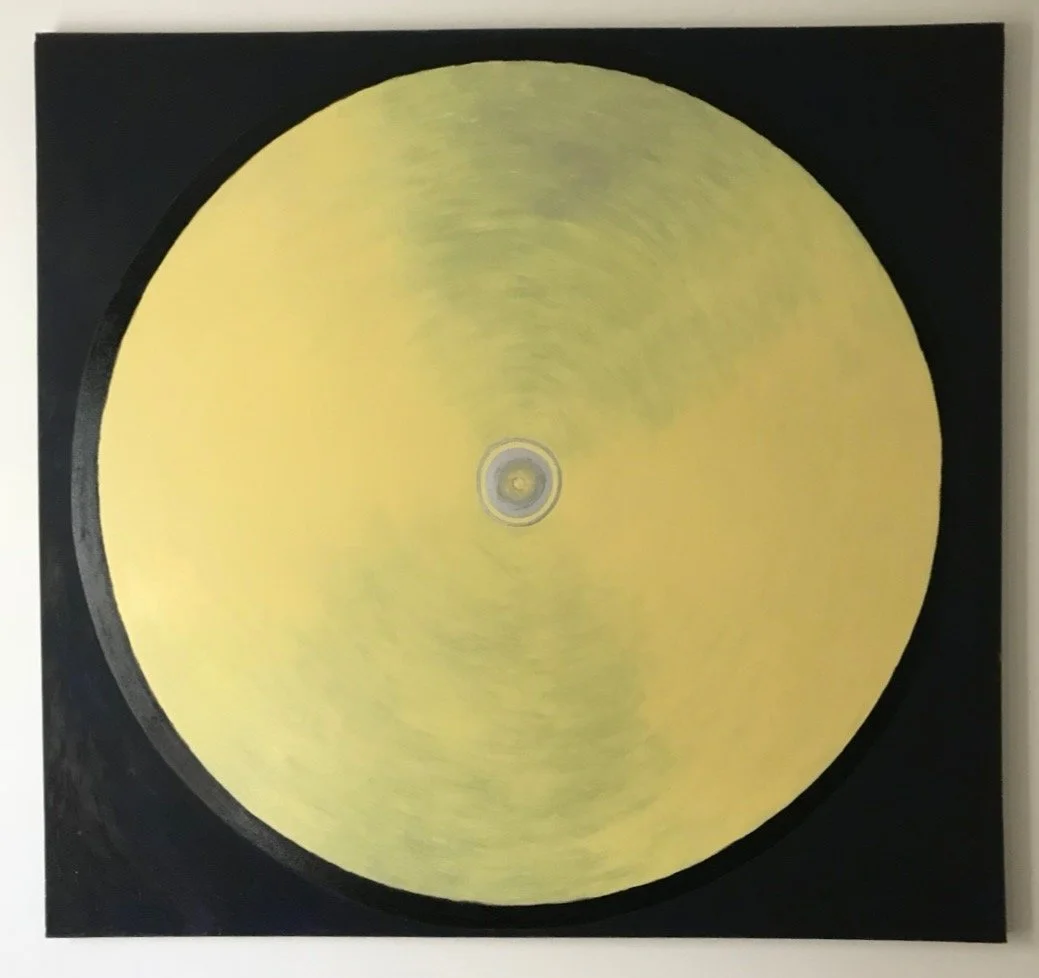 The Detective II, 1989, 
Enamel on canvas,
168 x 178 cm