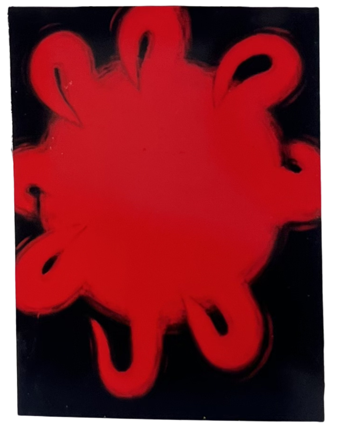 Burnout, 1986,
Enamel on canvas,
212 x 159cm