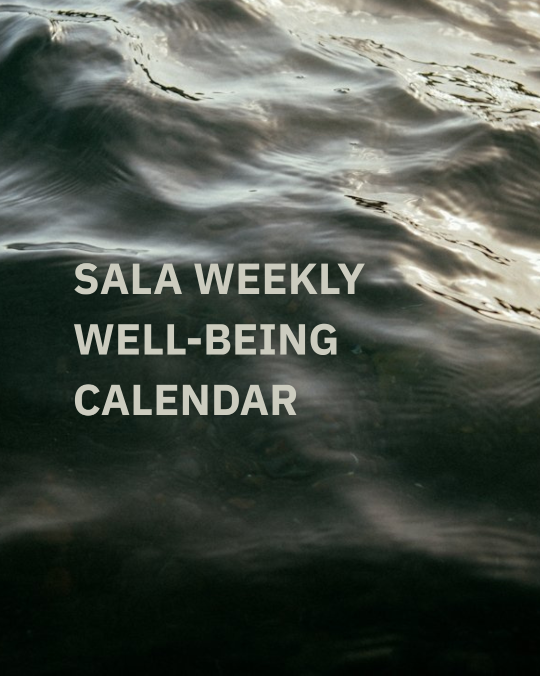 SALA weekly schedule
