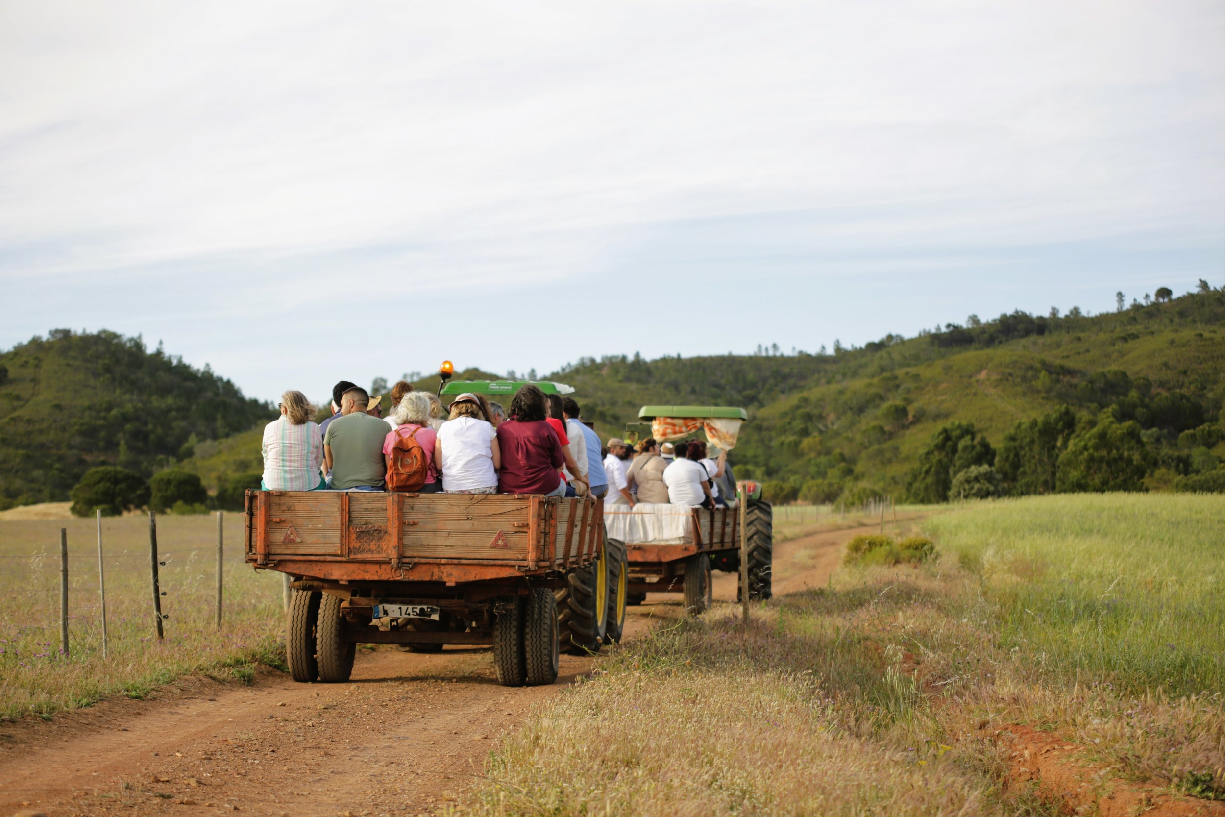 Tractor tour at Quinta do Freixo 