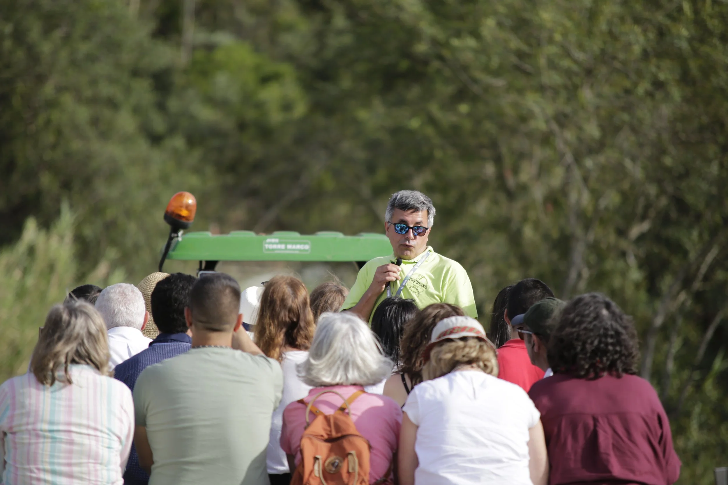 Tractor tour at Quinta do Freixo 