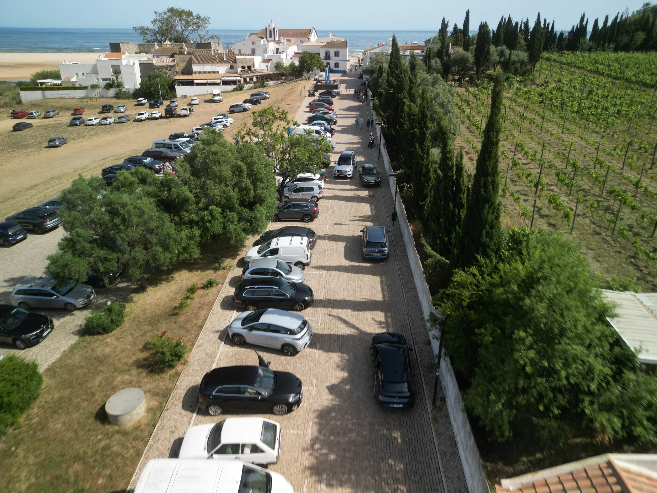 Aerial view of Cacela Velha