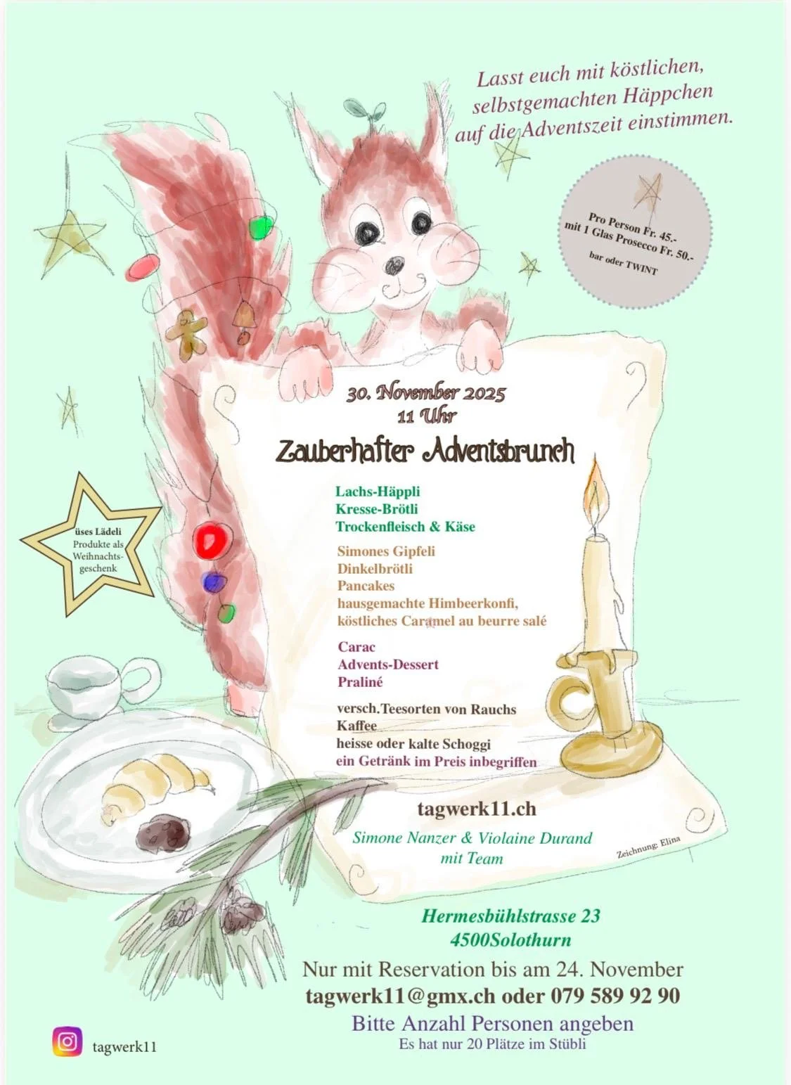 Zauberhafter Adventsbrunch