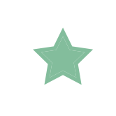 Grüne Stern-Illustration