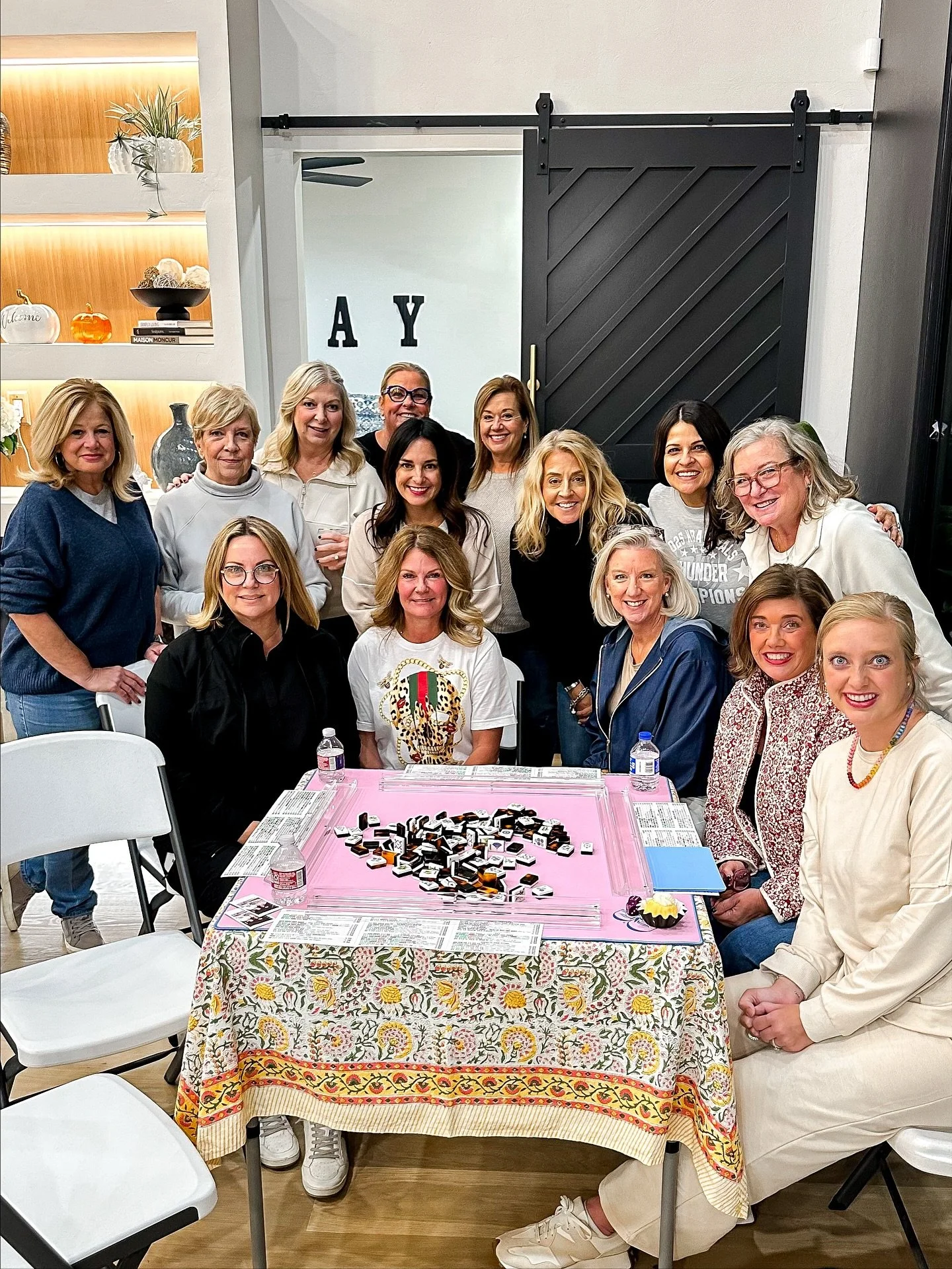 We recruited some super fun, new friends to our little mahj world! What a fun night teaching mahjong to this crew!

#mahjongwithkristen #mahjong #mahj #mahjongwithfriends #mahjongparty #mahjonginstructor #mahjongteacher #birdbamcheers #oklahomamahjon