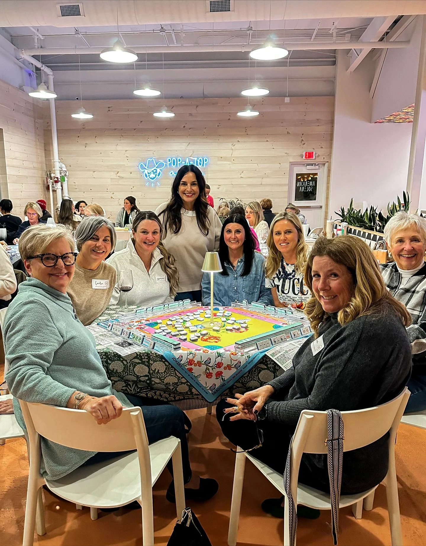 Mahjong, pours, charcuterie, and the best company at American Solera. Truly the perfect mahj night! 🥂✨🀄️ December date coming soon!

#mahjongwithkristen #mahjong #mahj #mahjongwithfriends #mahjongparty #mahjonginstructor #mahjongteacher #birdbamche
