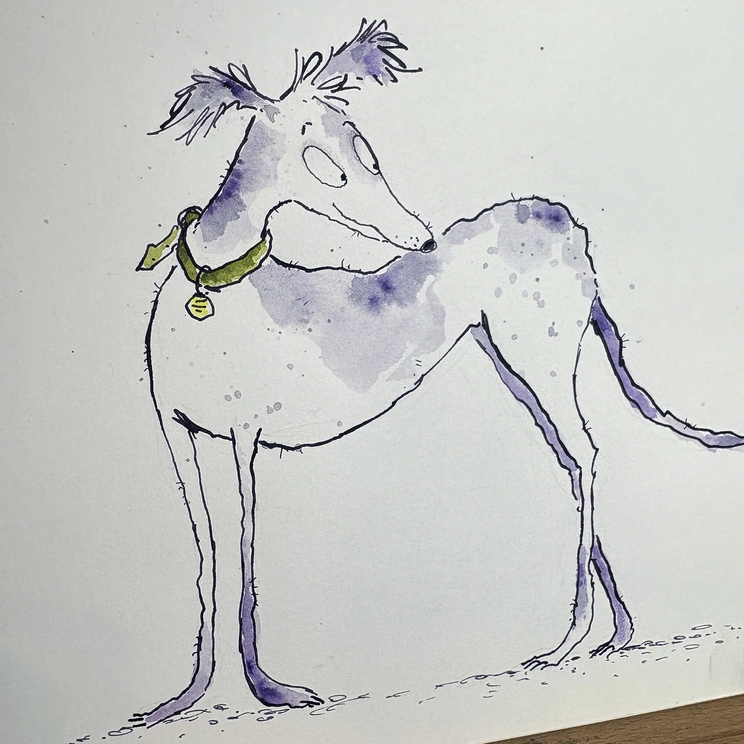 Claire-Powell-illustrator-shop-original-artwork-Tall-Dog-2.jpg