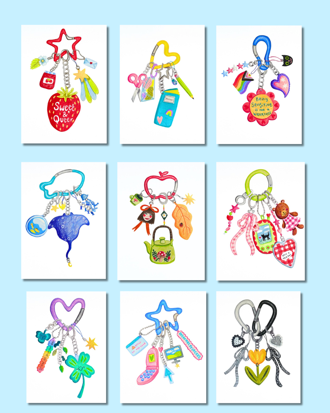 Original Carabiner Drawings