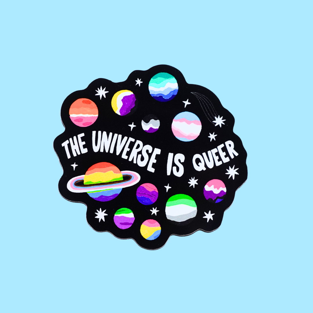 The Universe is Queer Sticker
