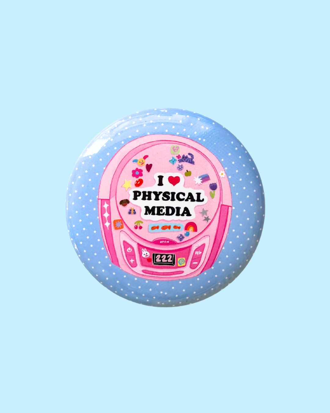 I Love Physical Media Badge