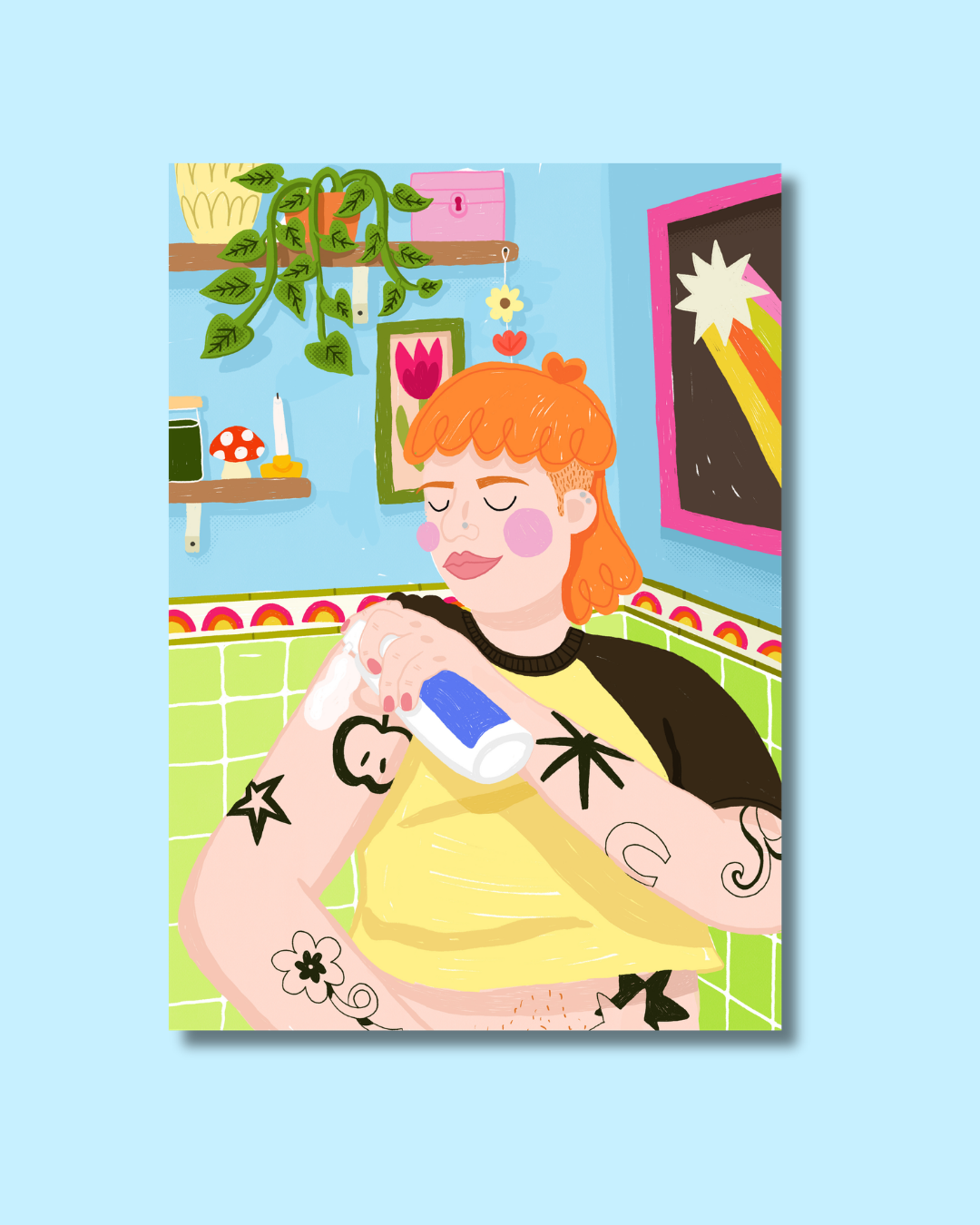 T-gel Art Print