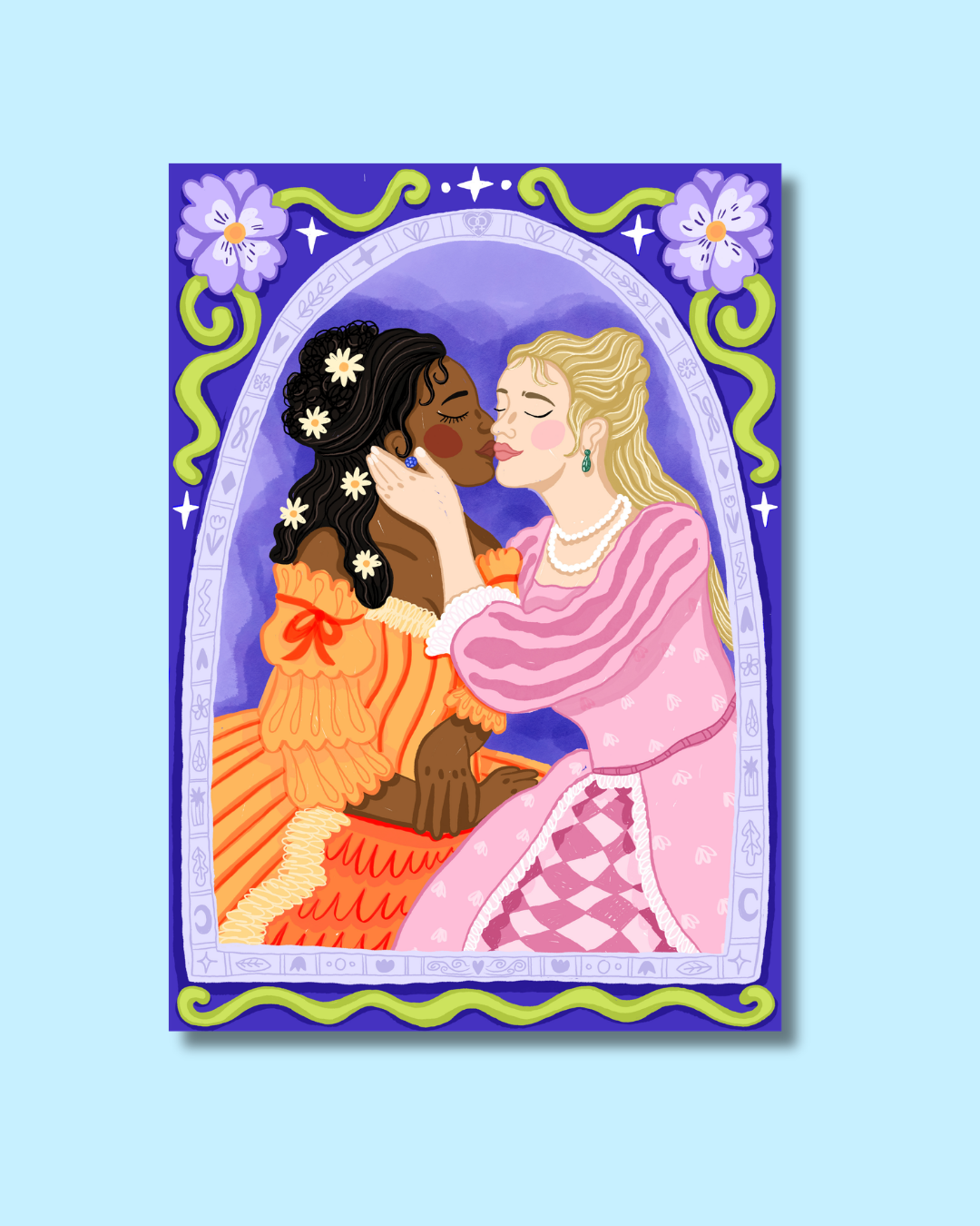 Lesbian Princesses Art Print