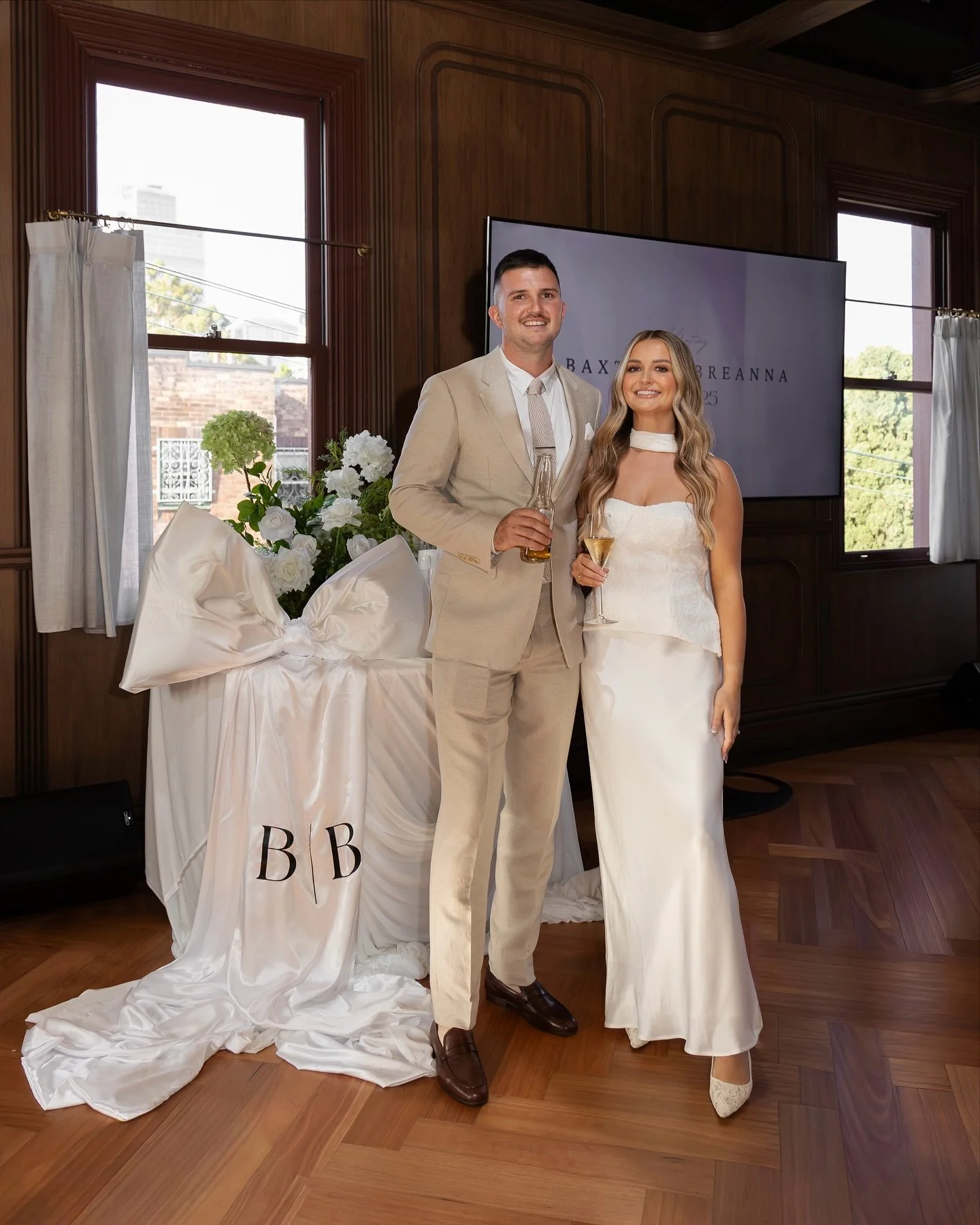 Baxter &amp; Breanna 💍 

Photography @labelle.media 
Grazing Board: @grand_grazing 
Event styling: @ivorystonecollective_ 
Cake: @sweetsensations.bybecc 
Location: @charlottebarbistro 

#engagement #wedding #labellemedia #photography #weddingphotogr
