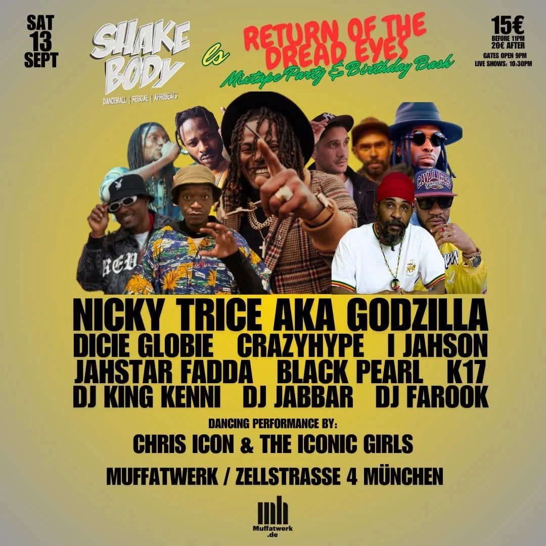 'Return of the dread eyes' Mixtape party & Birthday bash Godzilla