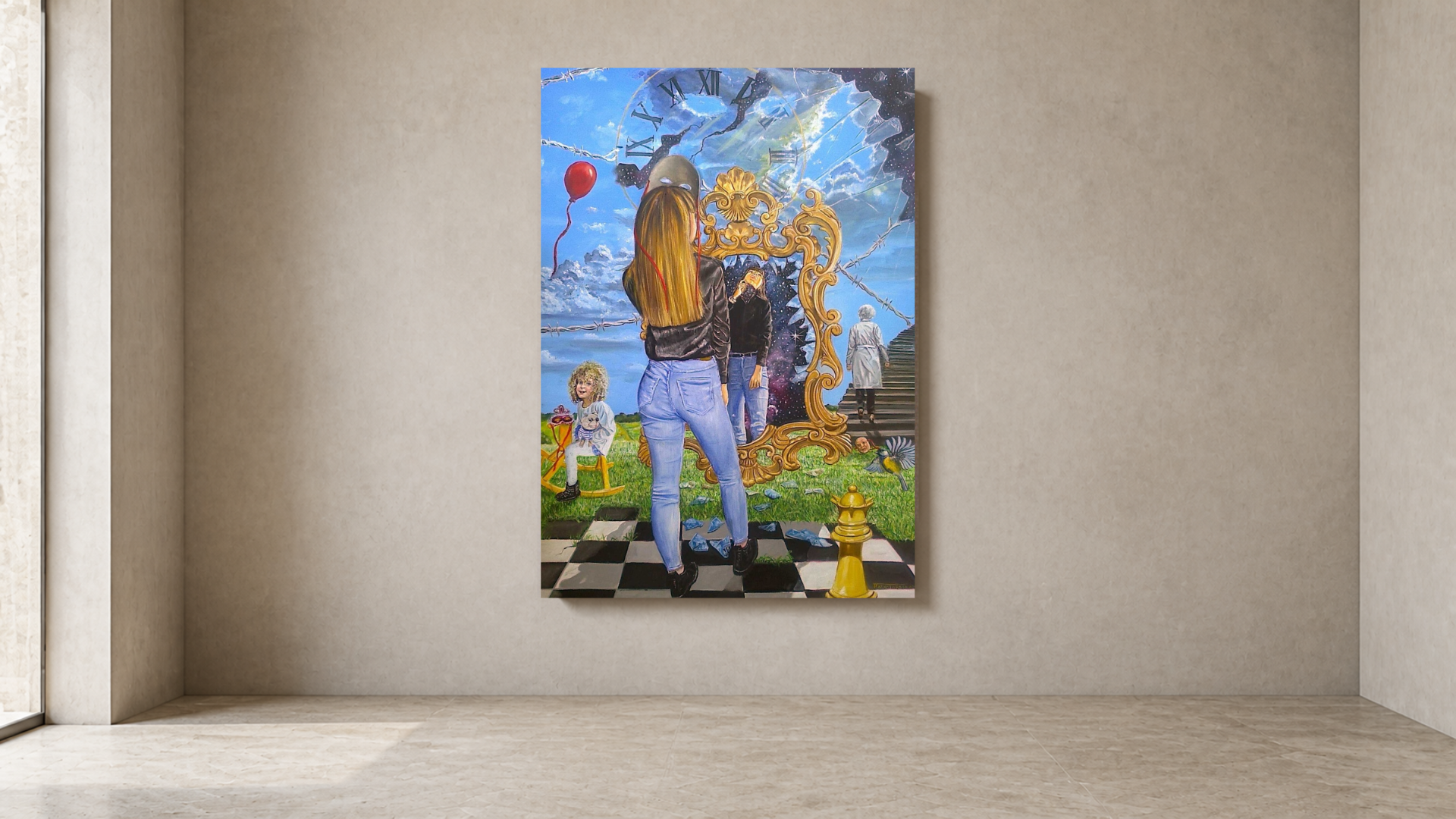 Breaking Illusions
Oil on canvas - 70 × 100 cm