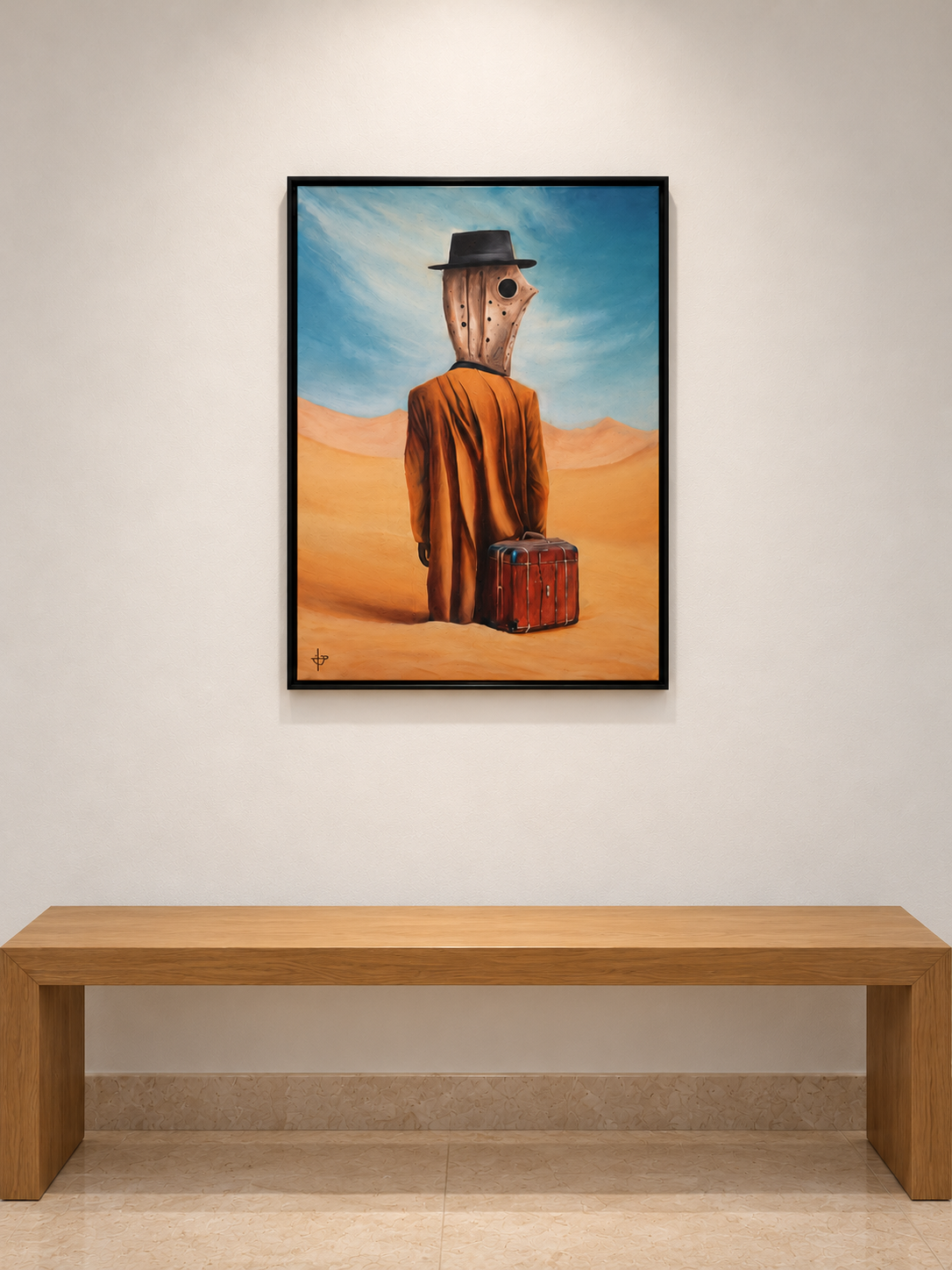 Desert traveler over oak bench-3.png