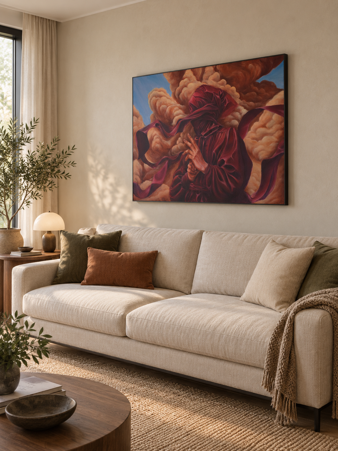 Red-draped figure in a calm living room-6.png