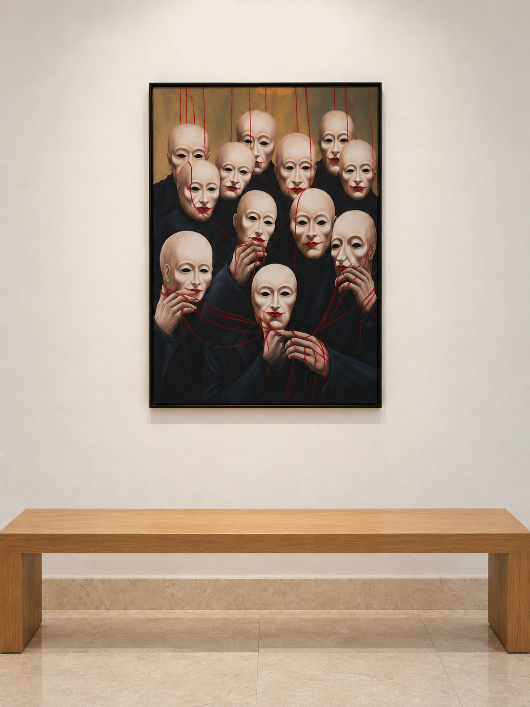 Front-Facing Gallery Painting Above Oak Bench-4.png