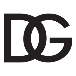 A black logo with the letters D and G intertwined.