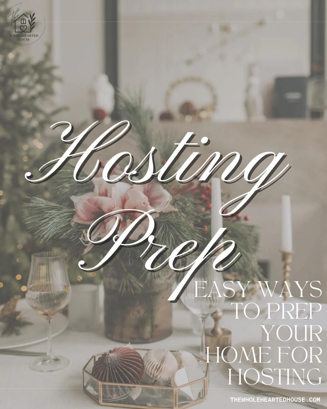 Hosting doesn&rsquo;t have to feel overwhelming or intimidating 
It&rsquo;s simply an invitation to gather, to connect, and to open your home during one of the most magical times of the year.

Whether you&rsquo;re hosting a cozy dinner, a girls night
