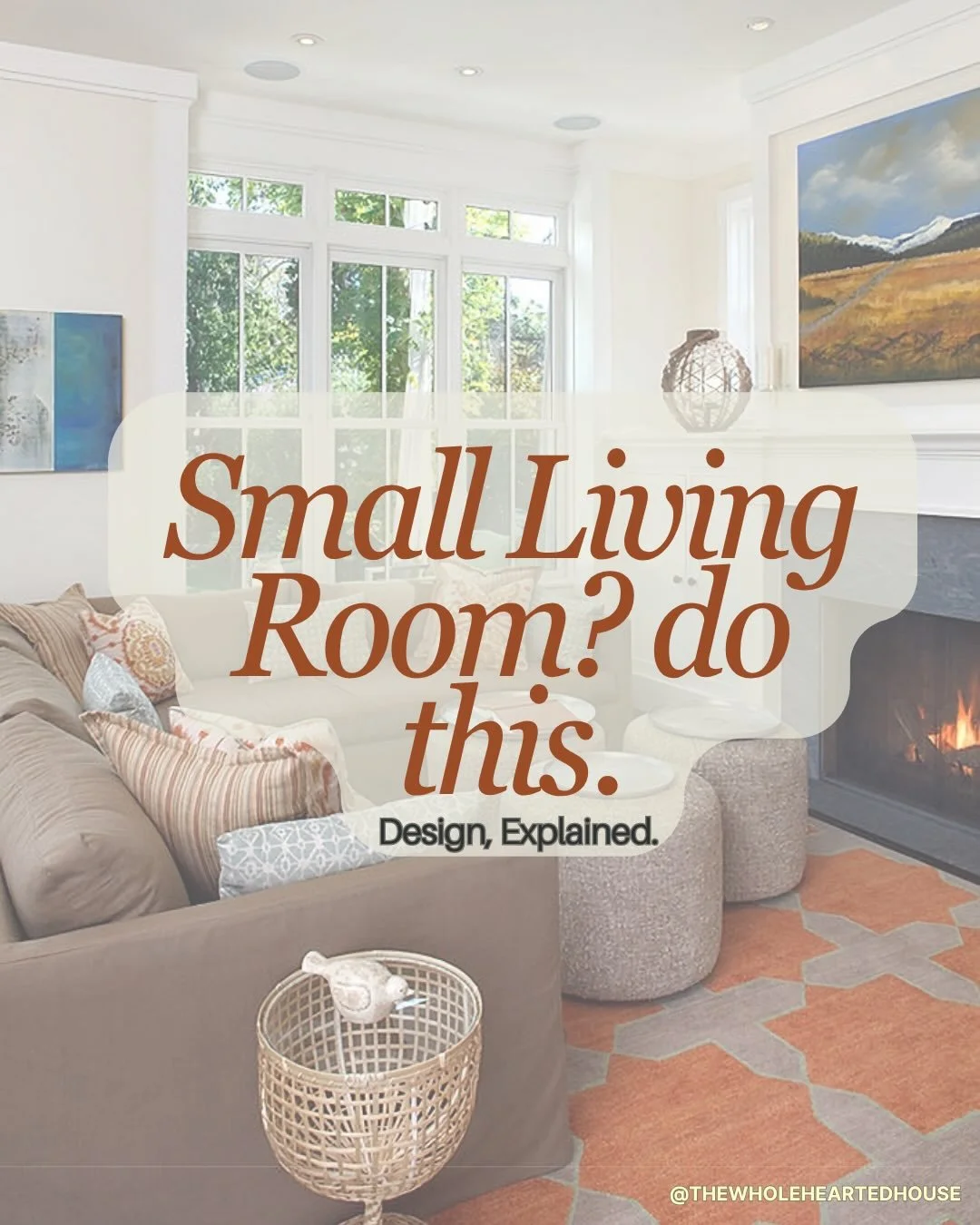 Design Explained ✨

Okay&hellip; I&rsquo;m a day late posting this because it&rsquo;s spring break and I genuinely don&rsquo;t know what day it is anymore 🤍

But if your living room feels small, it&rsquo;s usually not about square footage&mdash;it&r