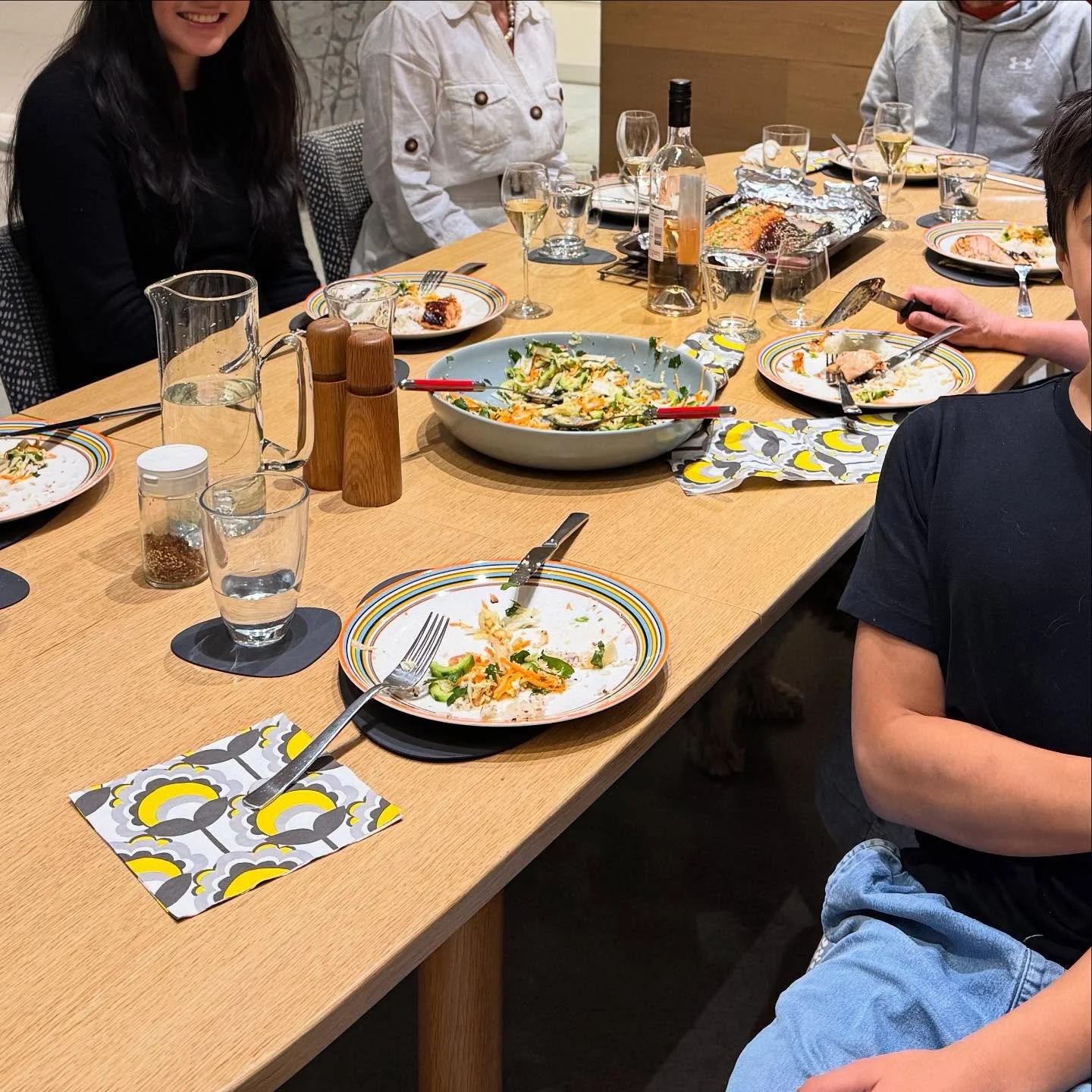 The trip to China with Ellen, Katy, and Zach came to a perfect close with a lovely dinner hosted by Liddy and Rod (Zach&rsquo;s parents) at their home. 

The evening brought back so many joyful memories. Seeing the happiness this journey brought to t