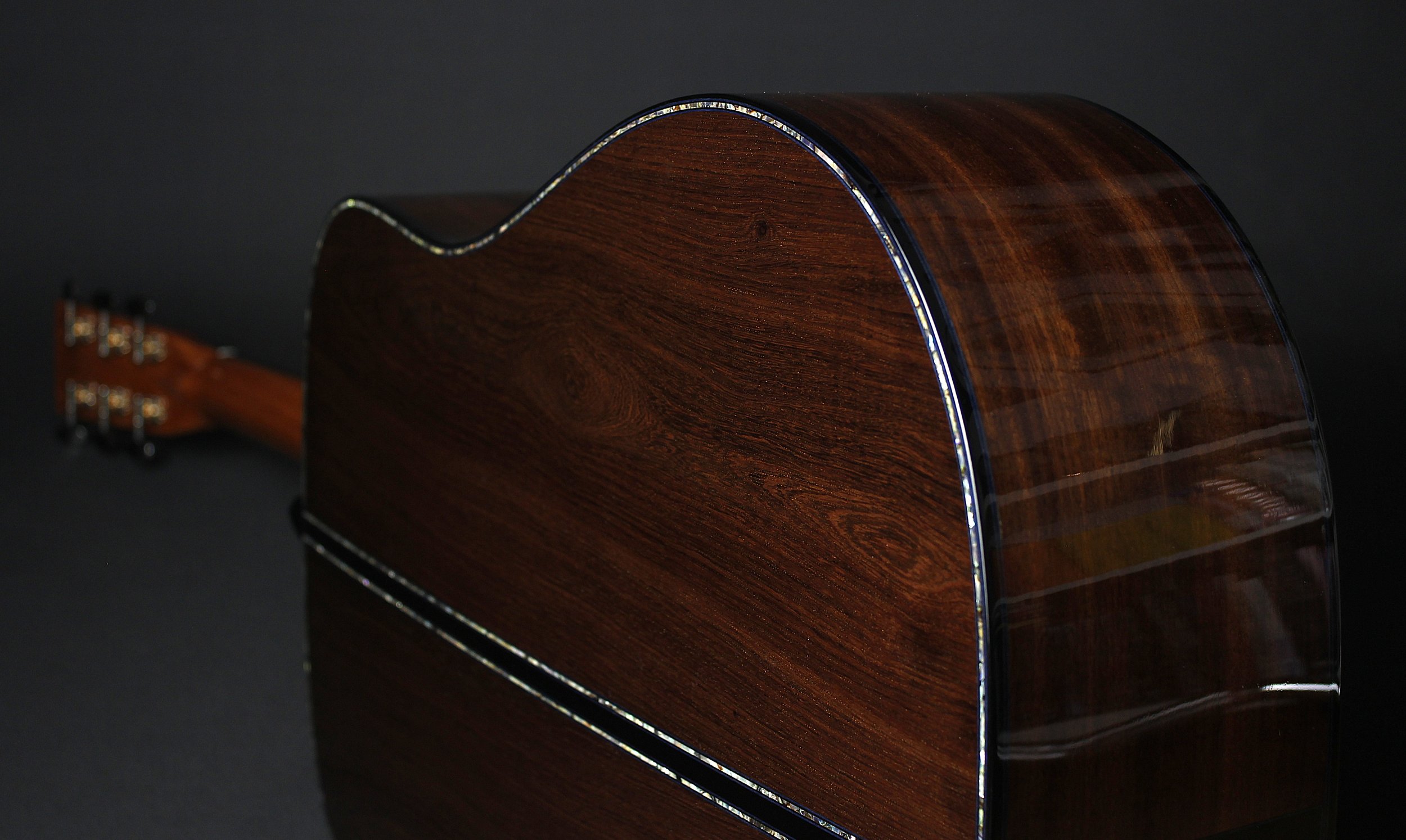 Dreadnought - thermo Adirondack, Katalox - Old Growth Guitars