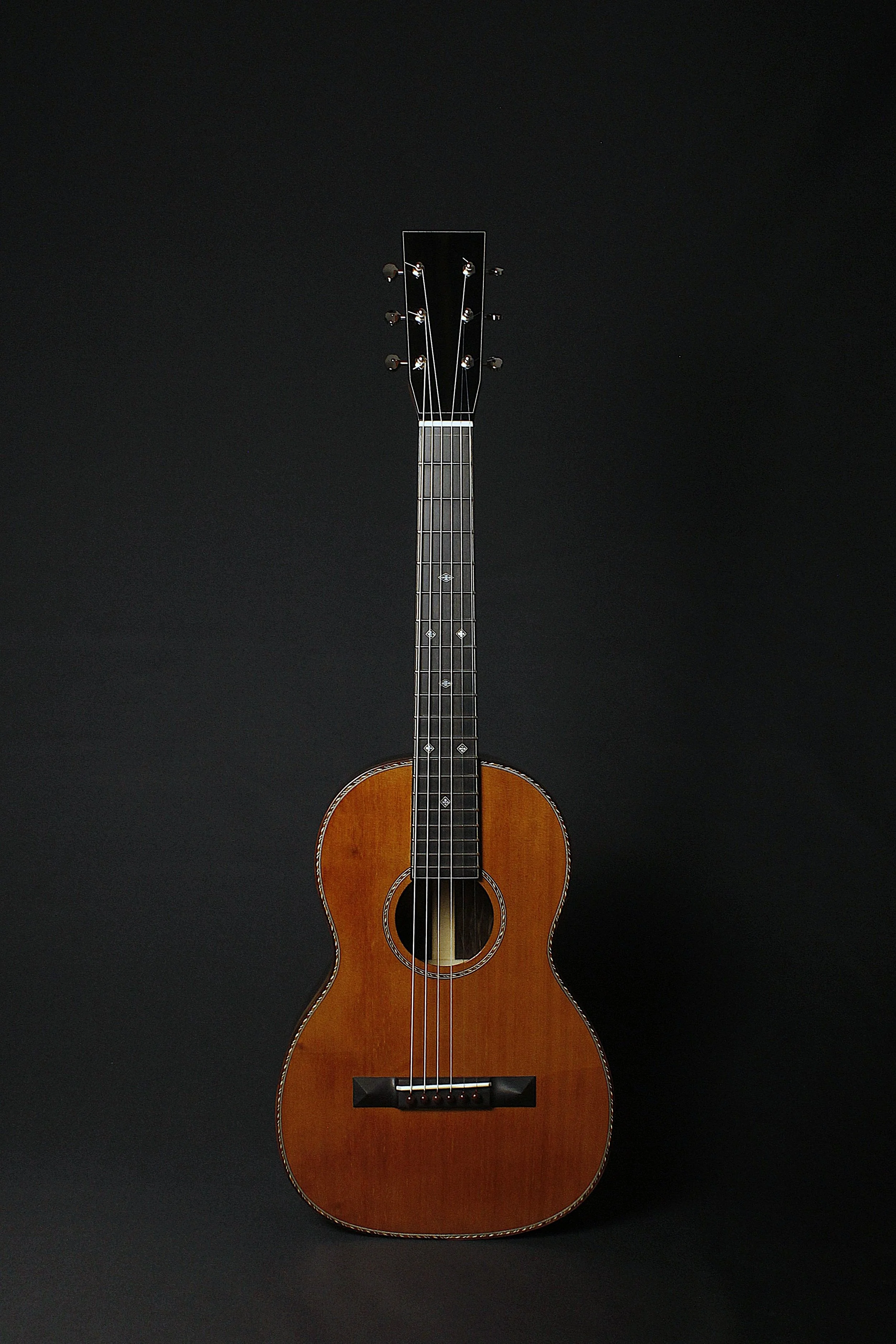 Size 5 - Redwood, alte deutsche Eiche, geräuchert - Old Growth Guitars