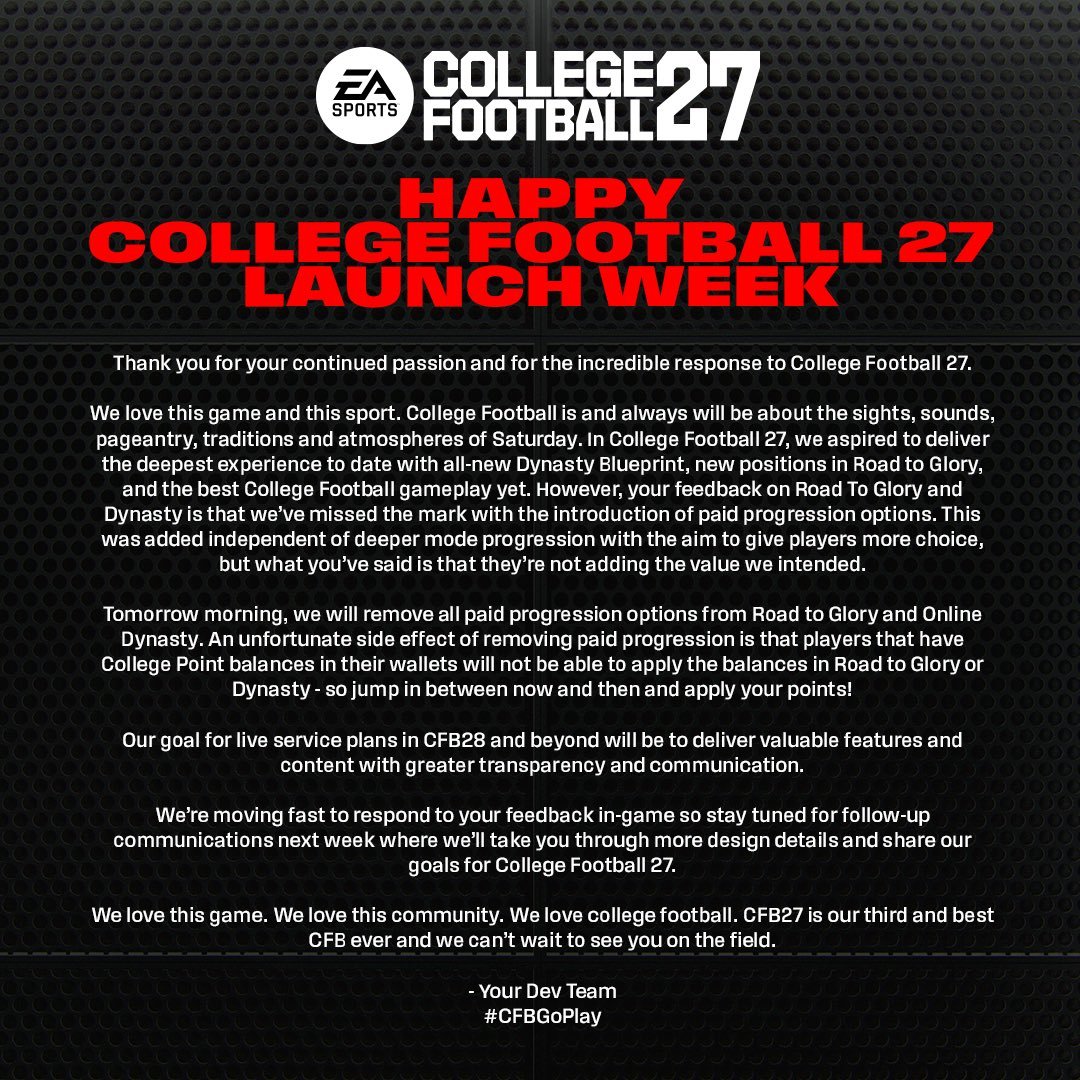 The Community Won: Why EA's Decision to Remove Paid Progression Matters