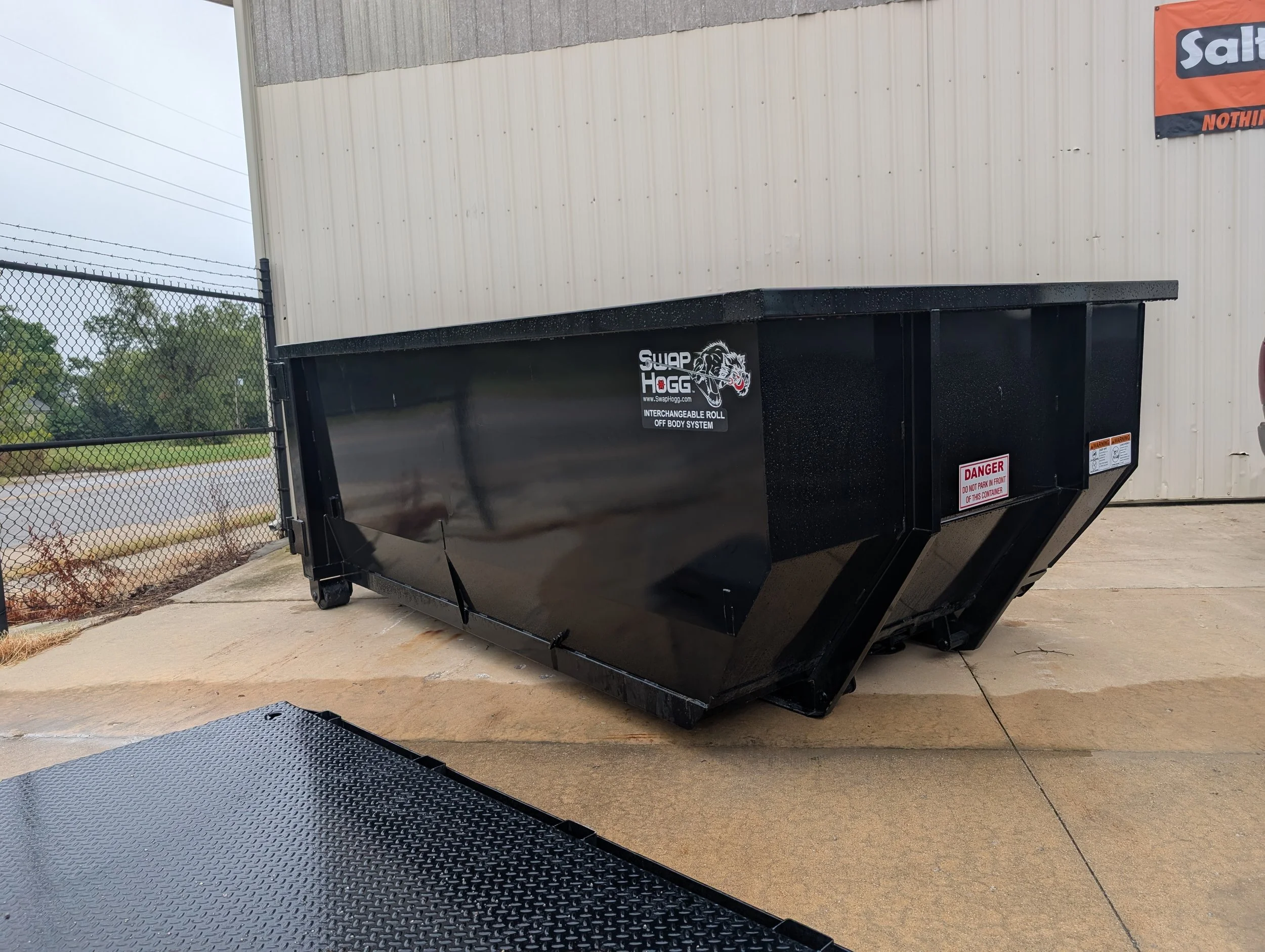 dumpster container bed for SwapHogg swappable bed system