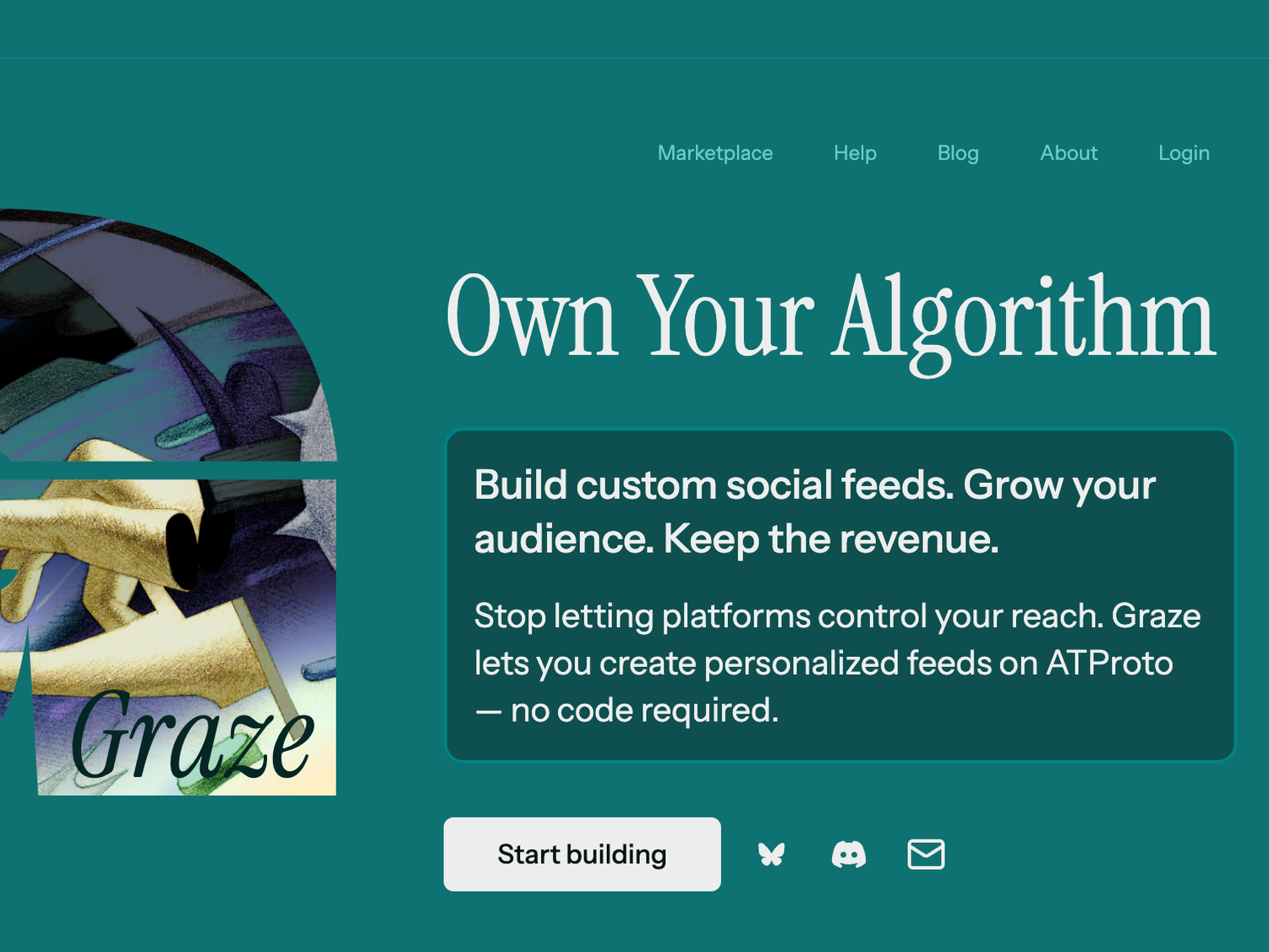 Graze for custom feeds