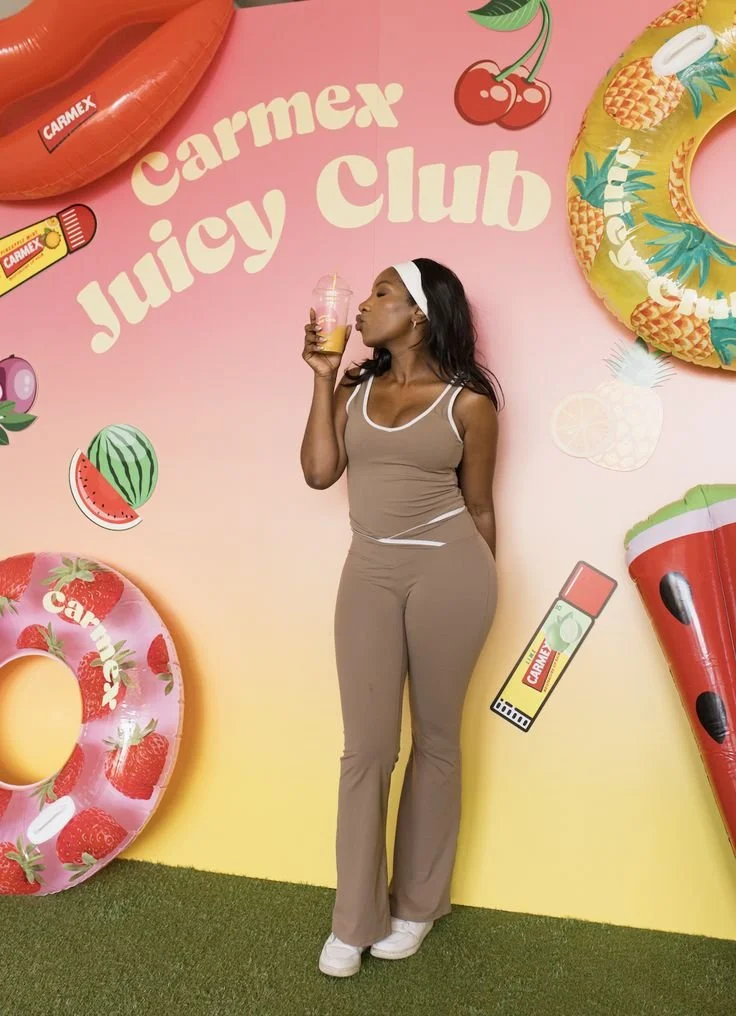 Serving Looks & Sips at the Carmex Juicy Club Event 🧋✨.jpg
