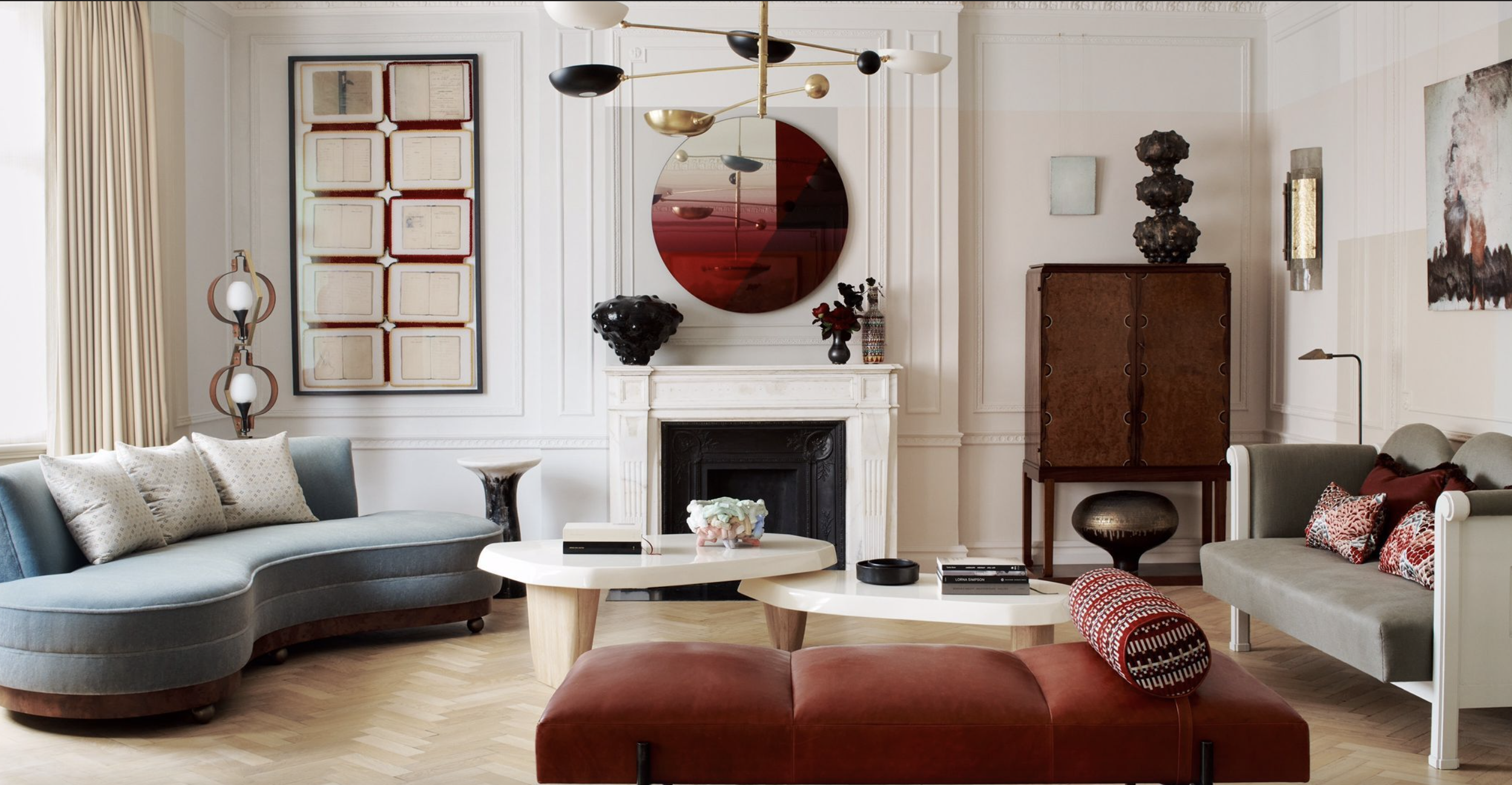 Maddux Creative crafts a pastel-hued Marylebone pied-Ã -terre for a Los Angeles couple