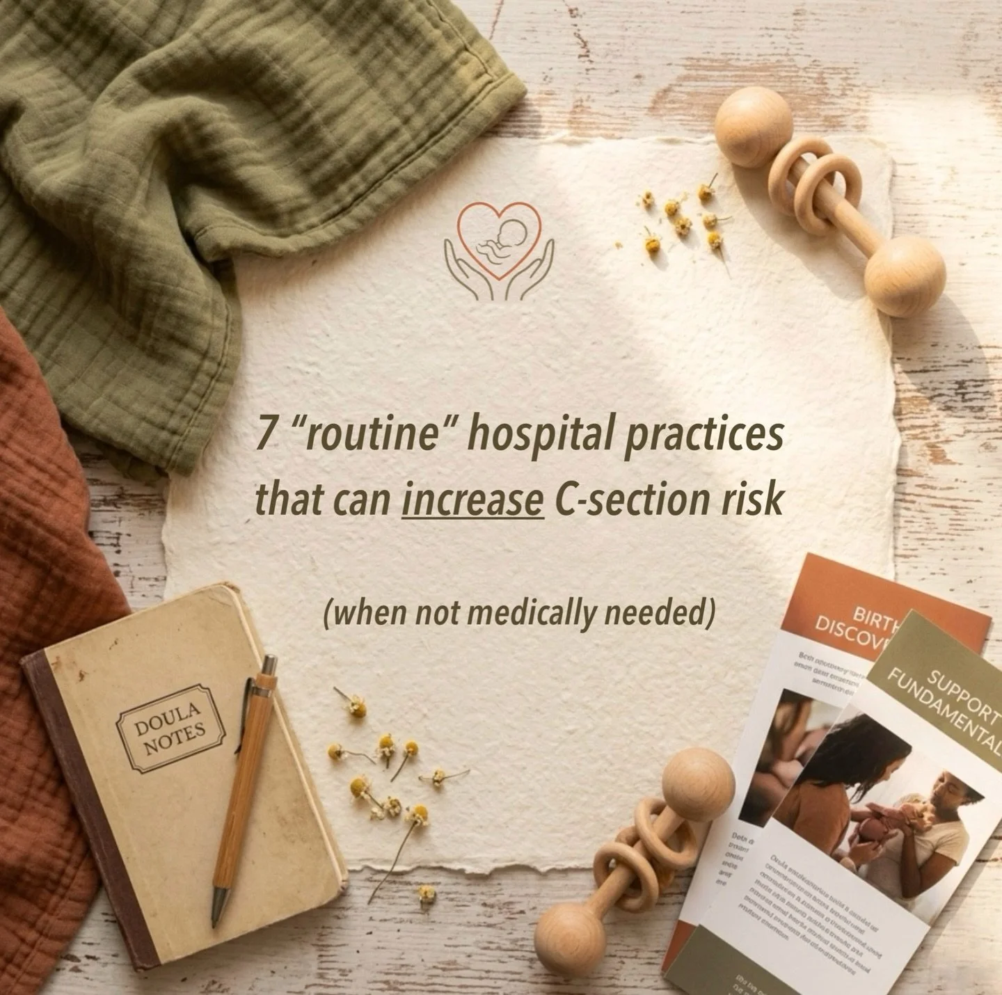 Not everything done &ldquo;for safety&rdquo; in labor is always necessary.

Many common hospital practices are helpful &mdash; even life-saving &mdash; when medically needed.

But when used routinely for every low-risk birth, they can start a cascade
