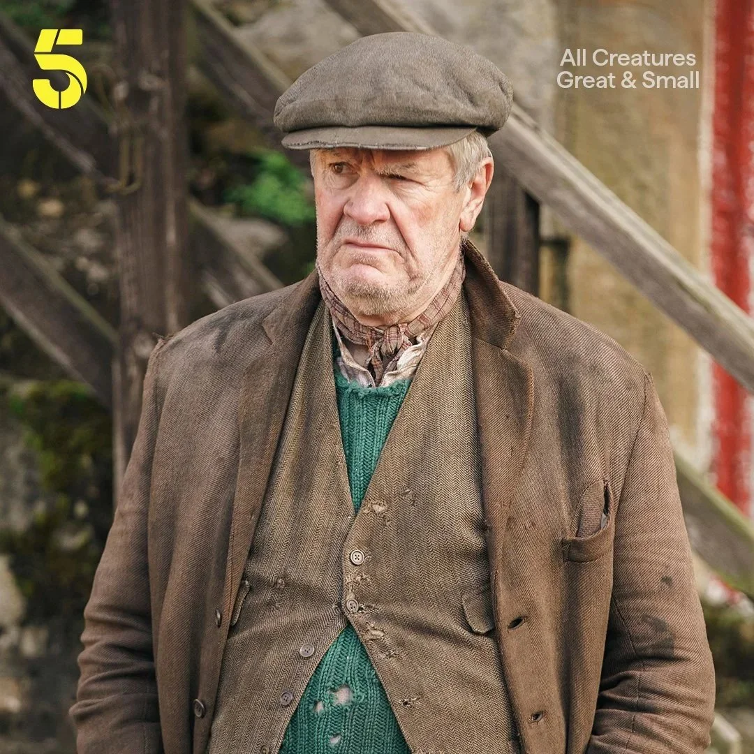 Geoff Leesley stars as ‘Grandad Hollin’ in ‘All Creatures Great &amp; Small’