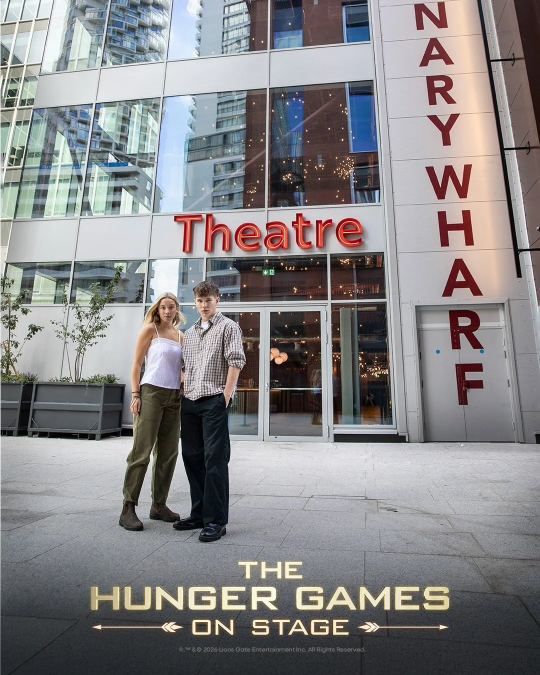 Elizabeth Anderson starring as Katniss Everdeen in ‘The Hunger Games On Stage’