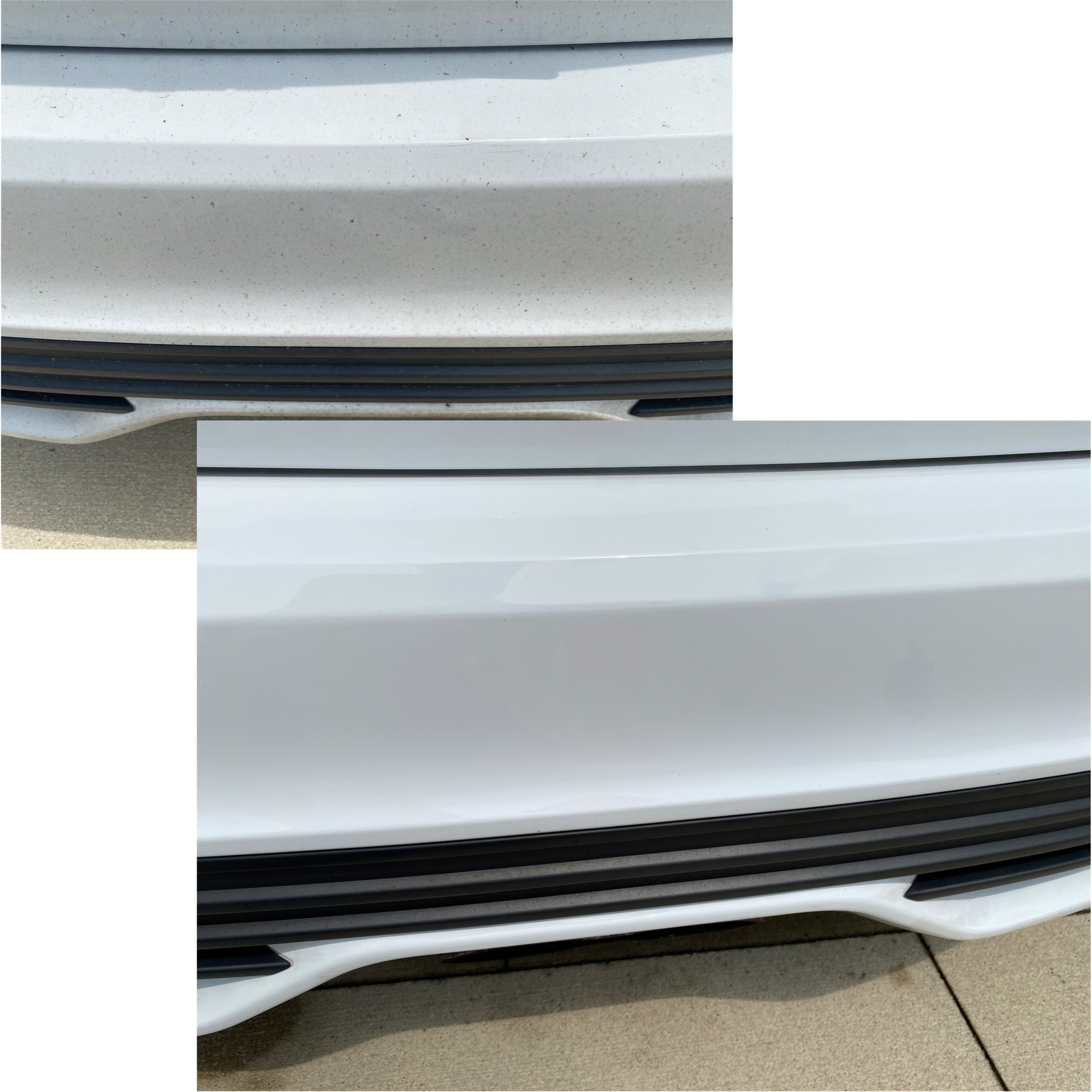 Iron remover and clay bar took care of it